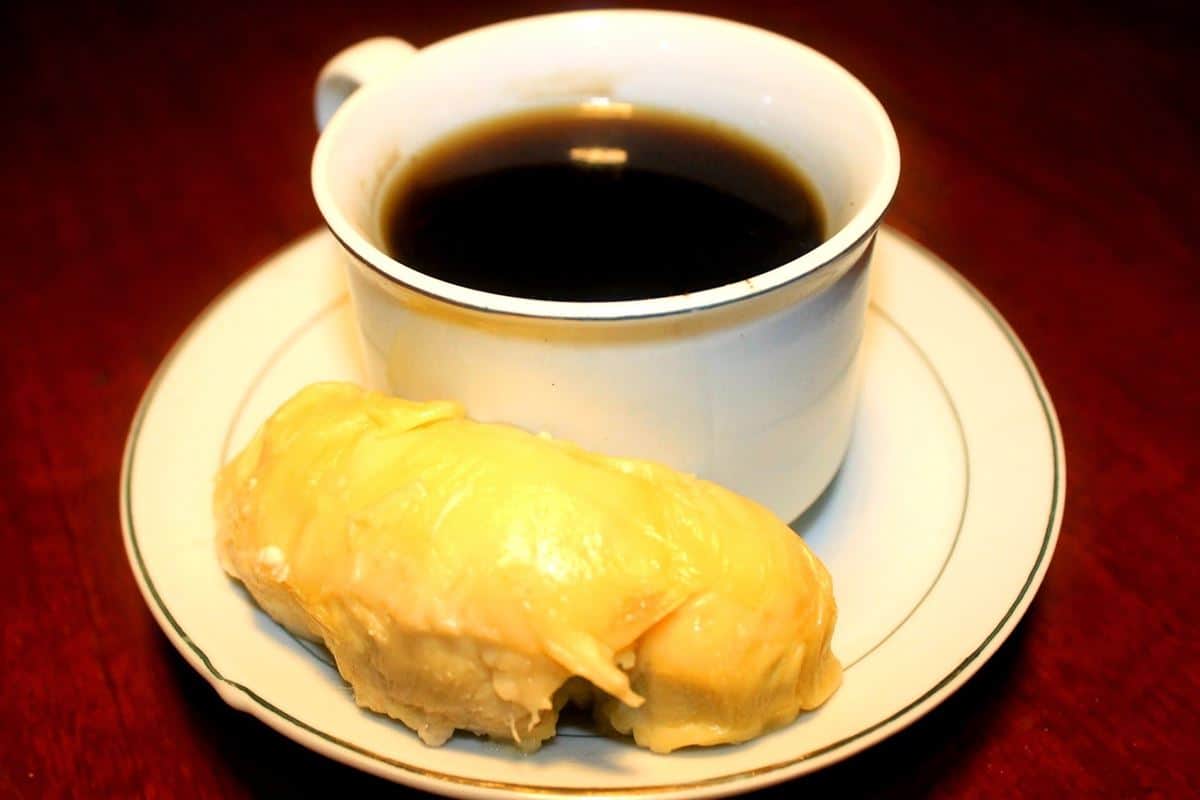 Durian Kopi Luwak, 1. Kopi Lampung, 2. Serbat, 3. Es Kacang Merah, 4. Durian Kopi Luwak, 5. Ice Kopi Jelly