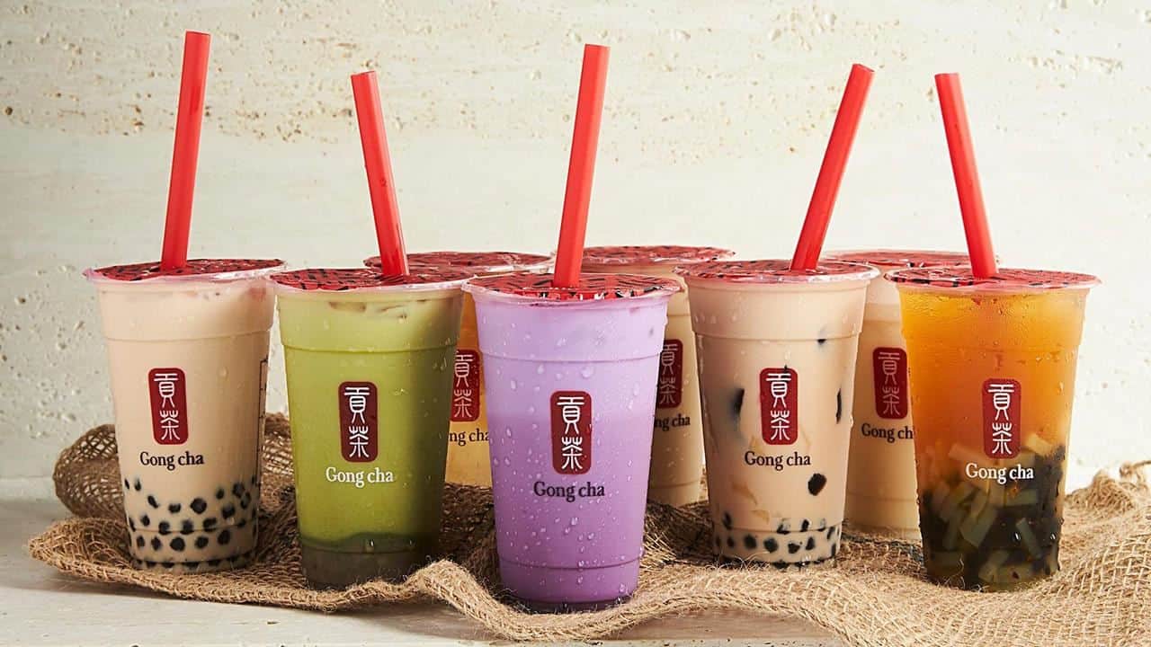 gong cha, 1. Tiger Sugar, 2. Xing Fu Tang, 3. Kokumi, 4. Diagon Alley, 5. Xi Boba, 6. Chatime, 7. KOI Thé, 8. Gong Cha, 9. Comebuy, 10. DuaLapan Bubble Tea