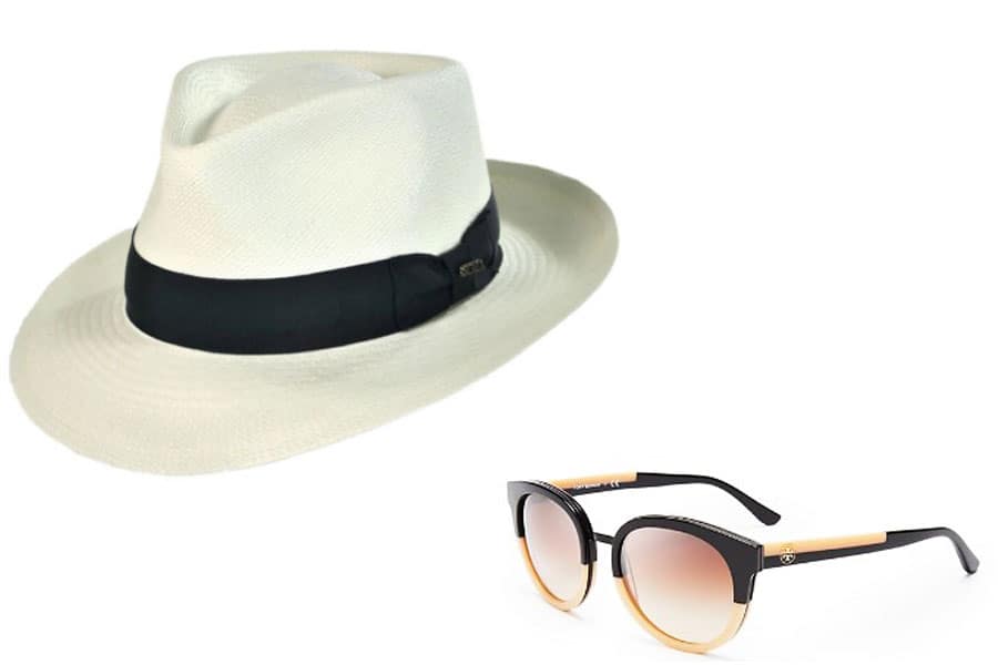 hat and sunglasses, 1. Dokumen Perjalanan, 2. Uang Tunai, 3. Botol Air Minum, 4. Adaptor, 5. Pakaian & Alas Kaki yang Nyaman, 6. Alat Sholat, 7. Obat Pribadi, 8. Payung Lipat, 9. Topi dan Kacamata Hitam, 10. Tabir Surya