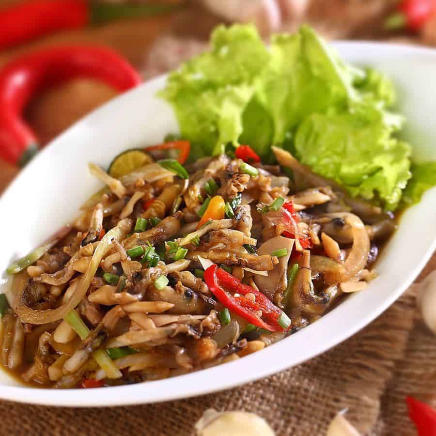 Lorjuk, 1. Sate Madura, 2. Topak Ladeh, 3. Kaldu Kokot, 4. Bebek Songkem, 5. Soto Madura, 6. Tajin Sobih, 7. Nasi Serpang, 8. Nasi Petis, 9. Lorjuk, 10. Soto Mata Sapi