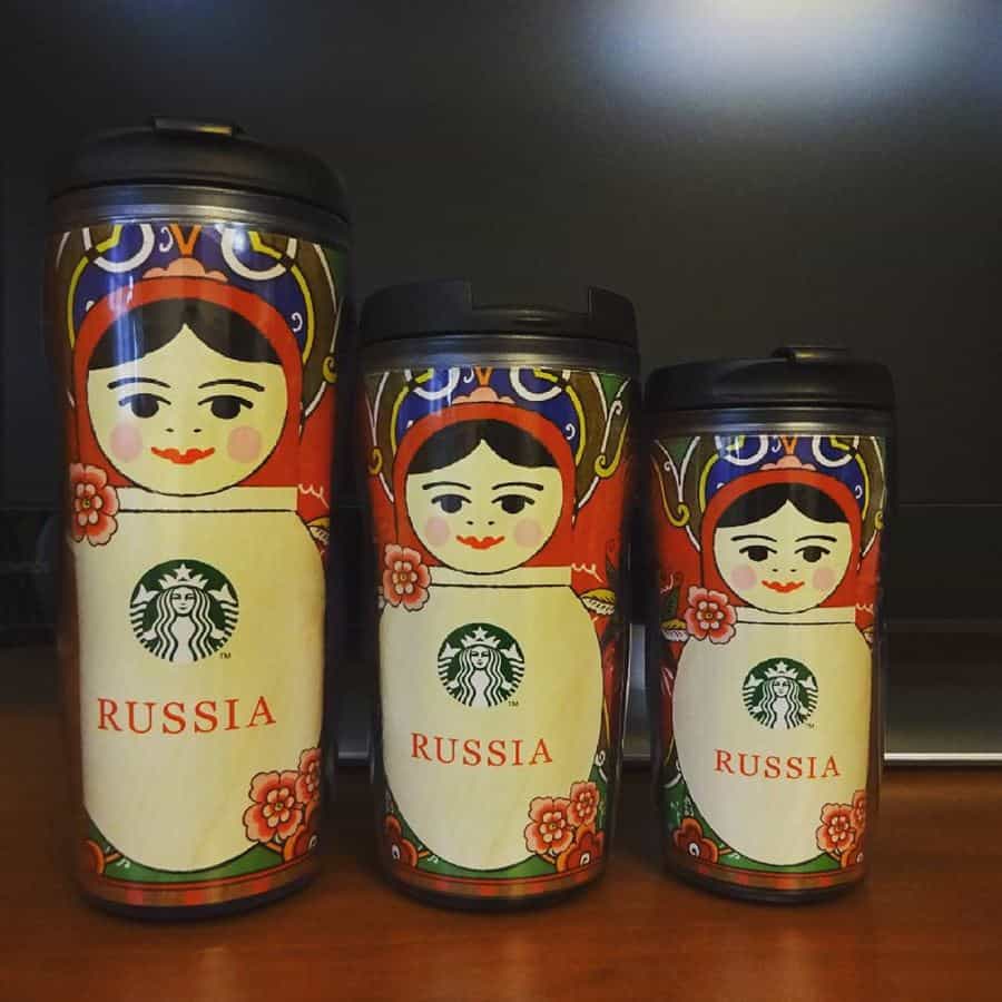 Matryoshka, 1. Starbucks Indonesia 17th Anniversary, 2. Celestial Siren, 3. Cherry Blossom 2018, 4. Pastel Collection, 5. Collaborates with Alice + Olivia, 6. Mid Autumn Festival 2018, 7. Matryoshka (Rusia), 8. Singapore Exclusive (Cold Tumbler), 9. U.S. Disney Parks, 10. Korea Valentine Pink Cat 2018