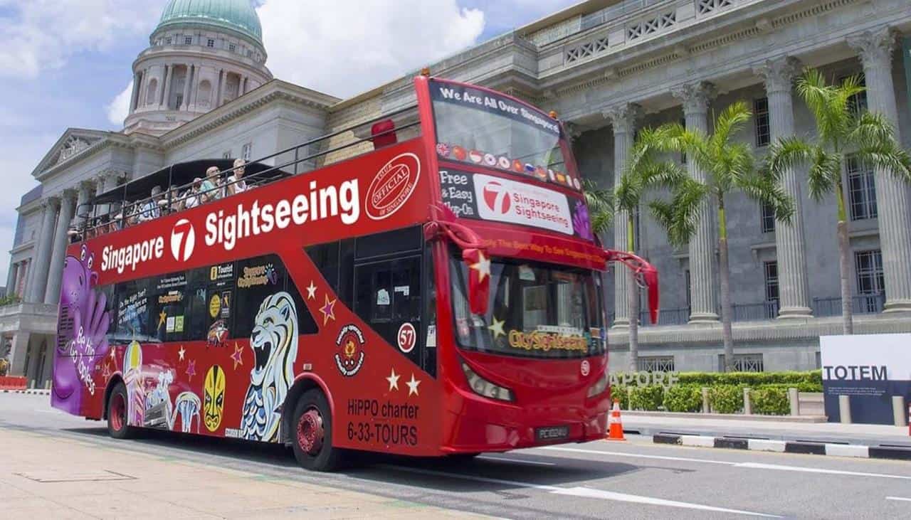 Bus Singapura, 1. Mass Rapid Transit (MRT), 2. Light Rail Transit (LRT), 4. Taksi, 5. Armada Online, 6. Singapore River Cruise