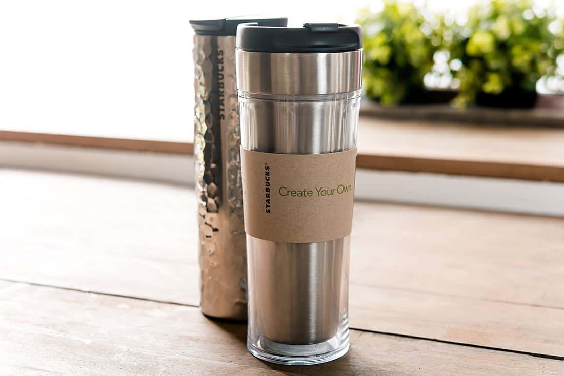 Grande Tumbler, 1. Short [8oz / 236ml], 2. Tall [12oz / 354ml], 3. Grande [16oz / 473ml], 4. Venti [20oz / 591ml – 24oz /709ml], 5. Trenta [31oz / 916ml], 1. Tall [12oz / 354ml], 2. Grande [16oz / 473ml], 3. Venti [20 oz / 591ml]