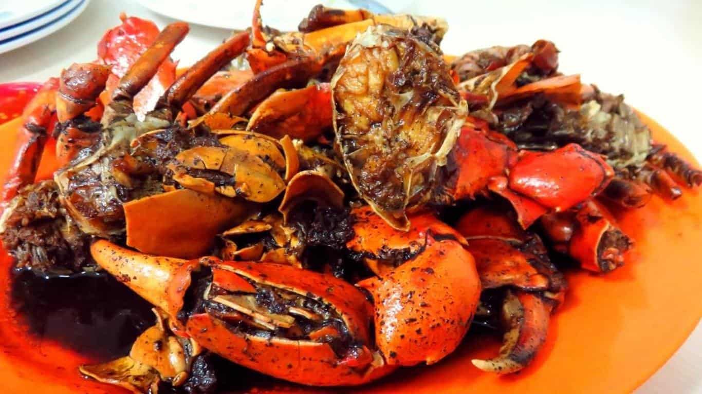 Kepiting Lada Hitam (Copy), 1. Roti Mantau, 2. Amplang Kuku Macan, 3. Kepiting Saus Dandito, 4. Kepiting Lada Hitam, 5. Peyek Kepiting, 6. Nasi Bakar Seafood, 7. Mi Hijau, 8. Bubur Gunting, 9. Pisang Gapit, 10. Onde-Onde Ubi Ungu
