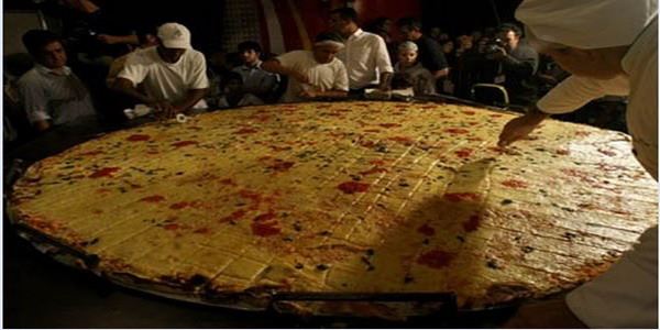 Pizza Terbesar di “Hari Pizza Sedunia”, Gluten Free Pizza, Menu Pizza Terbesar di Restoran, Lomba Makan Pizza Terbesar, Layan Antar Pizza Terbesar, Pizza Terbesar di “Hari Pizza Sedunia”