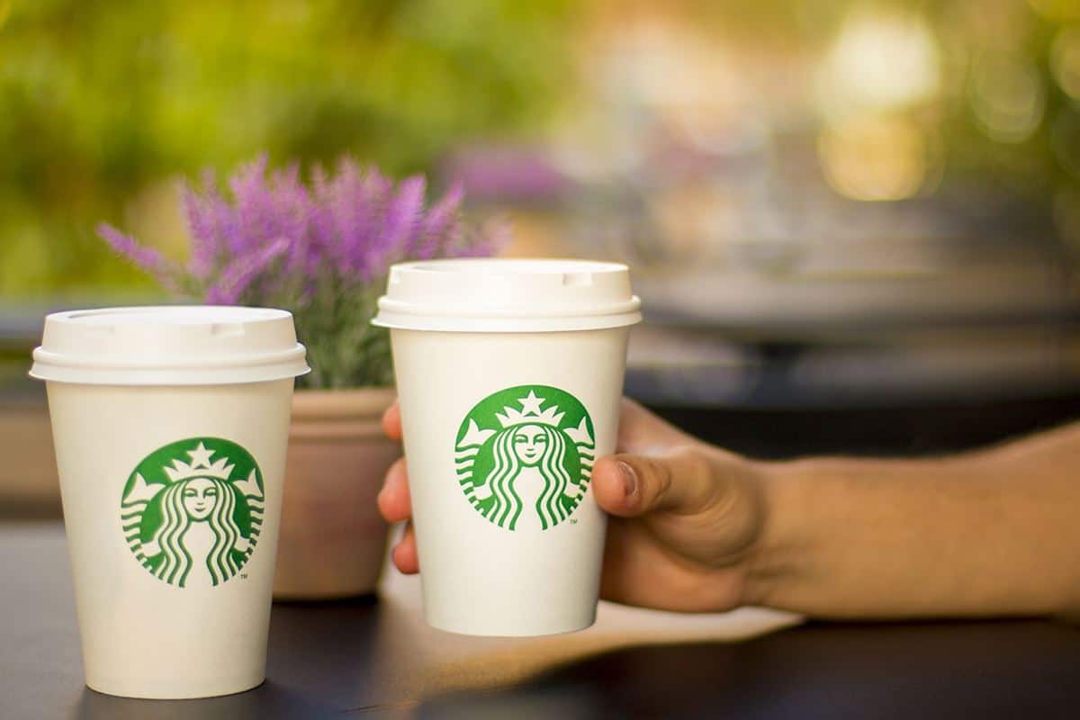 Tall, 1. Short [8oz / 236ml], 2. Tall [12oz / 354ml], 3. Grande [16oz / 473ml], 4. Venti [20oz / 591ml – 24oz /709ml], 5. Trenta [31oz / 916ml], 1. Tall [12oz / 354ml], 2. Grande [16oz / 473ml], 3. Venti [20 oz / 591ml]