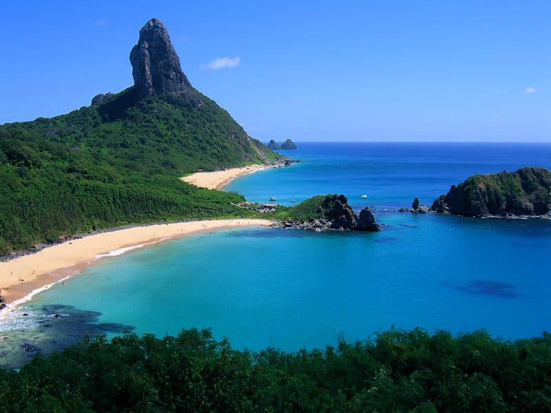 Pantai Pernambuco, 1. Sugar Loaf, 2. Cristo Redentor, 3. Karnaval Rio de Janeiro, 4. Air Terjun Iguazu, 5. Copacabana, 6. Hutan Hujan Amazon, 7. Pelourinho, 8. Pantai Pernambuco, 9. Belo Horizonte, 10. Museum Kesenian Sao Paulo