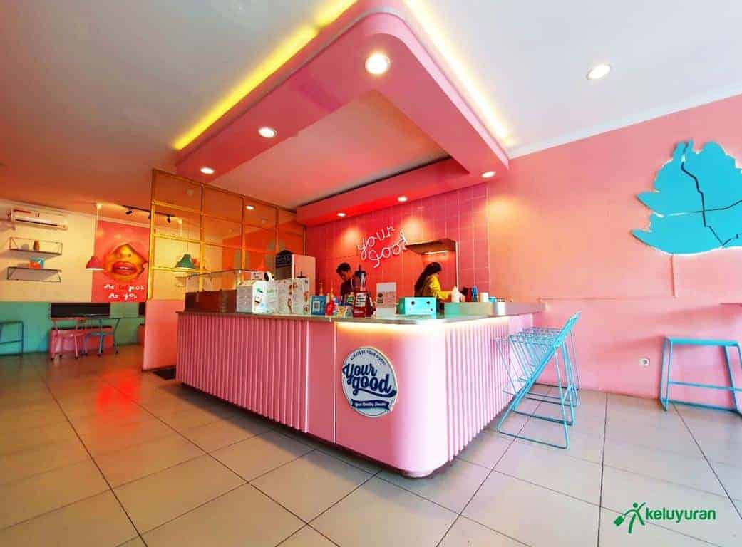 Tempatnya yang Instagramable, Menu di Yourgood Smoothies Bar, Tempatnya yang Instagramable, Harga dan Rasa, Kesan dari Keluyuran