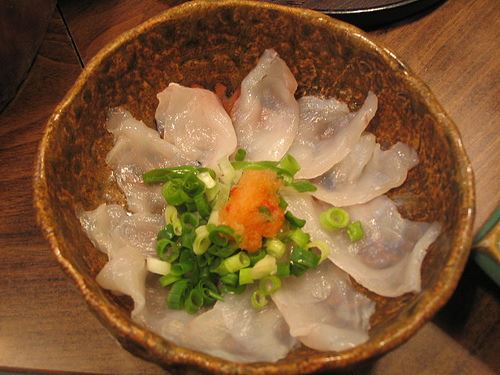 Olahan Ikan Fugu, 1. Shirako, 2. Ikizukuri, 3. Axolotl Goreng, 4. Unko Curry, 5. Sushi Serangga, 6. Olahan Ikan Fugu, 7. Es Krim Rasa Ular, 8. Horumon, 9. Monjayaki, 10. Hachinoko