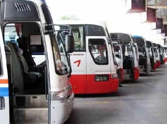 Bus Antarkota, 1. Subway, 2. Kereta, 3. Bus Antarkota, 4. Bus Dalam Kota Seoul, 5. Taksi, 6. Mobil Rental, 7. Pesawat Udara, 8. Kapal Laut