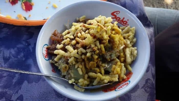 Kupat Bongkok, 1. Tahu Hasan (Tahu Aci), 2. Sega Lengko, 3. Rujak Teplak, 4. Kemronyos, 5. Tahu Upil, 6. Kupat Bongkok, 7. Kupat Glabed, 8. Nasi Bogana, 9. Nasi Ponggol, 10. Nasi Langgi, 11. Glotak, 12. Soto Sedap Malam Jenggot