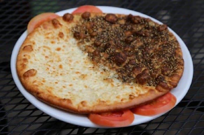 Manakeesh, 1. Roti Maryam, 2. Nasi Kebuli, 3. Shawarma, 4. Lafa & Hummus, 5. Nasi Mandi, 6. Nasi Biryani, 7. Kushari, 8. Mutabaq, 9. Manakeesh, 10. Nasi Kabsah