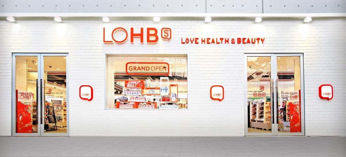 LOHB, 1. ARITAUM, 2. Eden Plaza, 3. Lotte Department Store, 4. Olive Young, 5. Cree’mare, 6. A-Land, 7. LOHB (Love Health and Beauty), 8. Samcheong-dong, 9. Ewha Woman’s University, 10. Garosu-gil