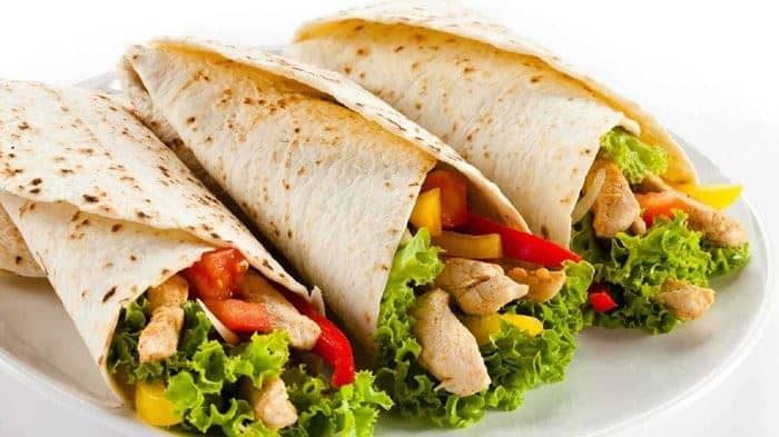 Shawarma, 1. Roti Maryam, 2. Nasi Kebuli, 3. Shawarma, 4. Lafa & Hummus, 5. Nasi Mandi, 6. Nasi Biryani, 7. Kushari, 8. Mutabaq, 9. Manakeesh, 10. Nasi Kabsah