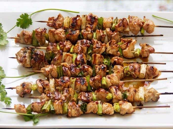 Yakitori, 1. Onigiri, 4. Yakiniku, 5. Yakizakana, 6. Shabu, 7. Sukiyaki, 8. Yakitori, 9. Tempura, 10. Chanko Nabe