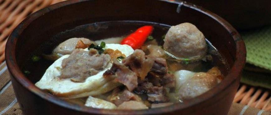 bapatong bogor, 1. Soto Mie, 2. Tauge Goreng, 3. Laksa Bogor, 4. Soto Kuning, 5. Cungkring, 6. Asinan Bogor, 7. Doclang, 8. Bapatong, 9. Pepes Sagu, 10. Ikan Balita