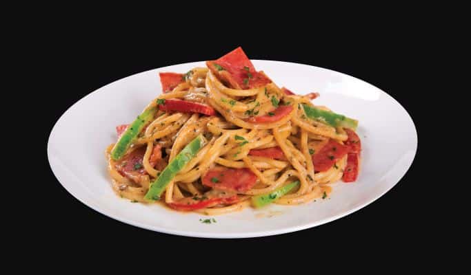 Beef Pepper Spaghetti, 1. Pizza, 2. Pasta, 3. Chicken, 4. Menu Lain