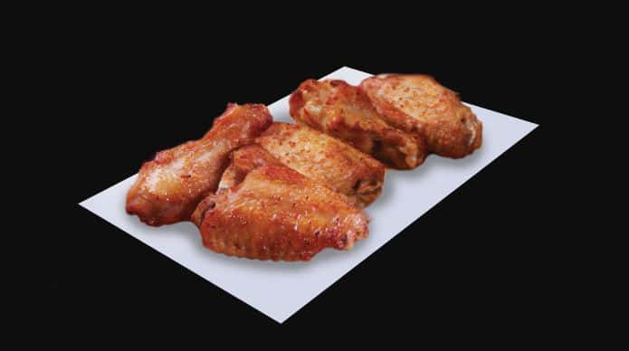Chicken Wings, 1. Pizza, 2. Pasta, 3. Chicken, 4. Menu Lain
