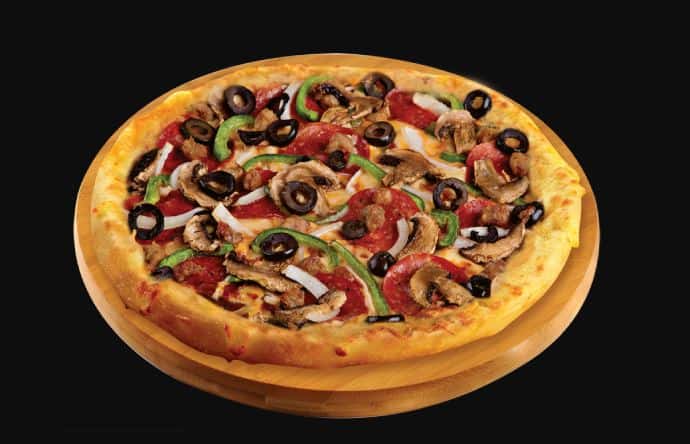 Extravaganza Domino's, 1. Pizza, 2. Pasta, 3. Chicken, 4. Menu Lain