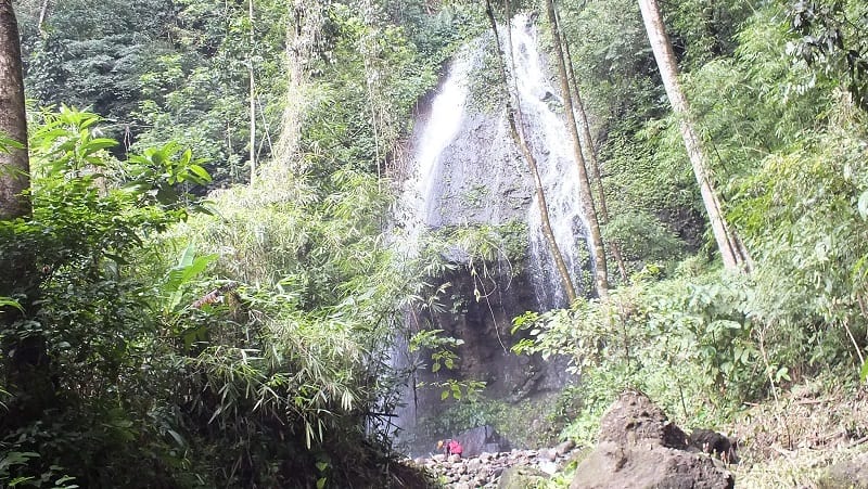 Curug Cikoleangkak, 1. Curug Cigentis, 2. Curug Bandung, 3. Curug Cikarapyak, 4. Curug Cipanundaan, 5. Curug Cikoleangkak