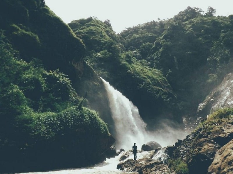 Curug Cipanundaan, 1. Curug Cigentis, 2. Curug Bandung, 3. Curug Cikarapyak, 4. Curug Cipanundaan, 5. Curug Cikoleangkak