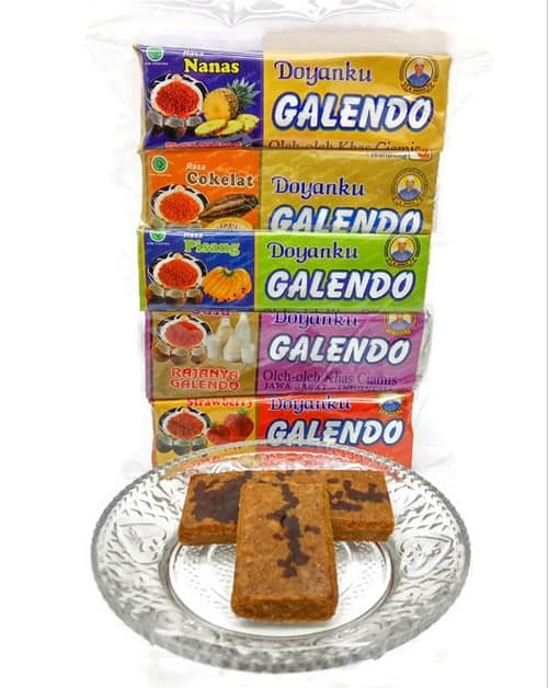 Galendo, 1. Galendo, 3. Keripik Pisang, 4. Abon Sapi, 5. Dendeng Sapi, 6. Kalua Jeruk, 7. Jawadah Takir