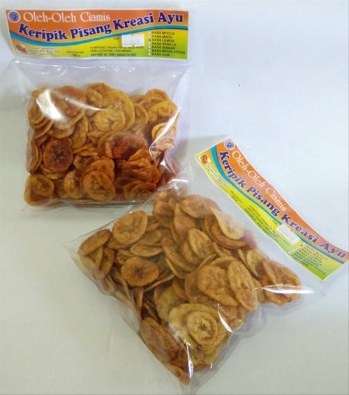 Keripik Pisang, 1. Galendo, 3. Keripik Pisang, 4. Abon Sapi, 5. Dendeng Sapi, 6. Kalua Jeruk, 7. Jawadah Takir