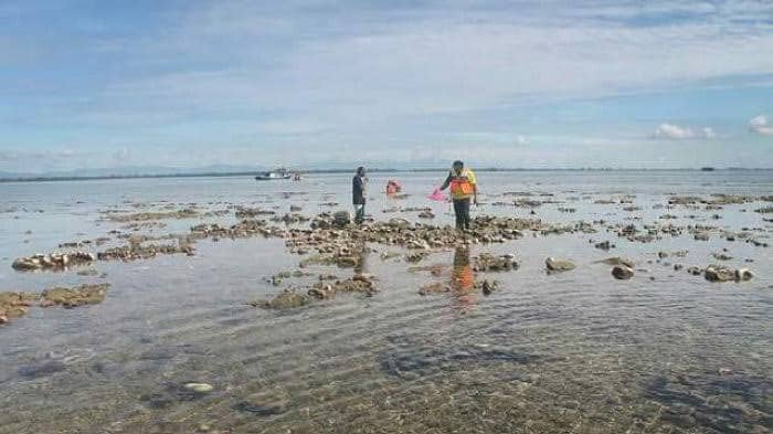 1. Pantai Angsana, 2. Pantai Gedambaan, 3. Pantai Asmara, 4. Pantai Batu Buaya, 5. Pantai Pagatan, 6. Pantai Joras, 7. Pulau Birah-birahan