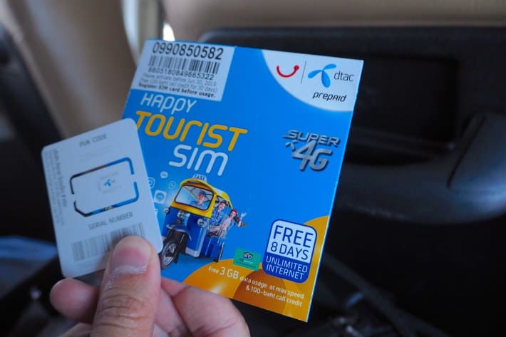 Sim Card di Bangkok, 1. Tiket Pesawat, 2. Penginapan, 3. Makan, 4. Transportasi, 5. SIM Card, 6. Tempat Wisata, 7. Belanja dan Oleh-Oleh, 8. Estimasi Biaya Liburan 4 hari 3 malam di Bangkok