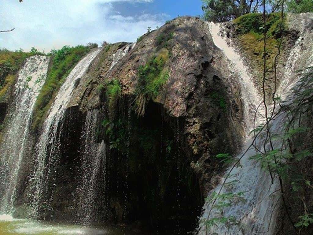 Air Terjun Gajahan, 1. Air Terjun Nglirip, 2. Air Terjun Sanggrahan, 3. Air Terjun Bongok, 4. Air Terjun Banyu Langse, 5. Air Terjun Gajahan, 6. Air Terjun Wukirharjo, 7. Air Terjun Kedung Bonjor