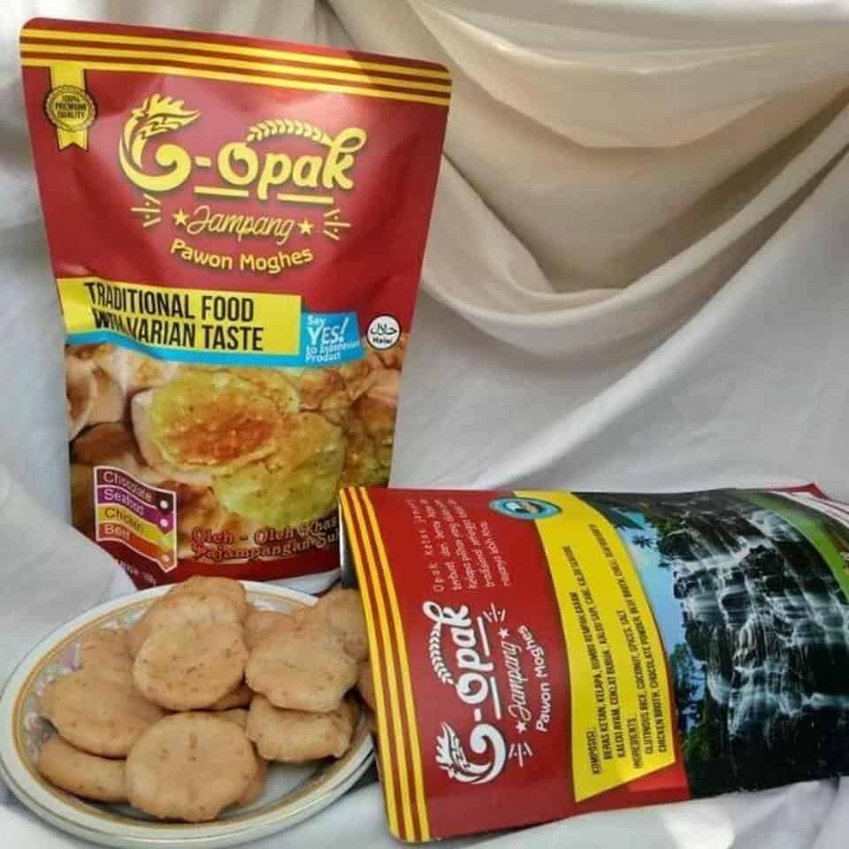 Opak Jampang, 1. Mochi, 3. Sagon Bakar, 4. Pepes Ikan, 5. Kue Jahe, 6. Coklat Unai Choco, 8. Bandros Atta, 9. Opak Jampang, 10. Pisang Cokelat Cakra