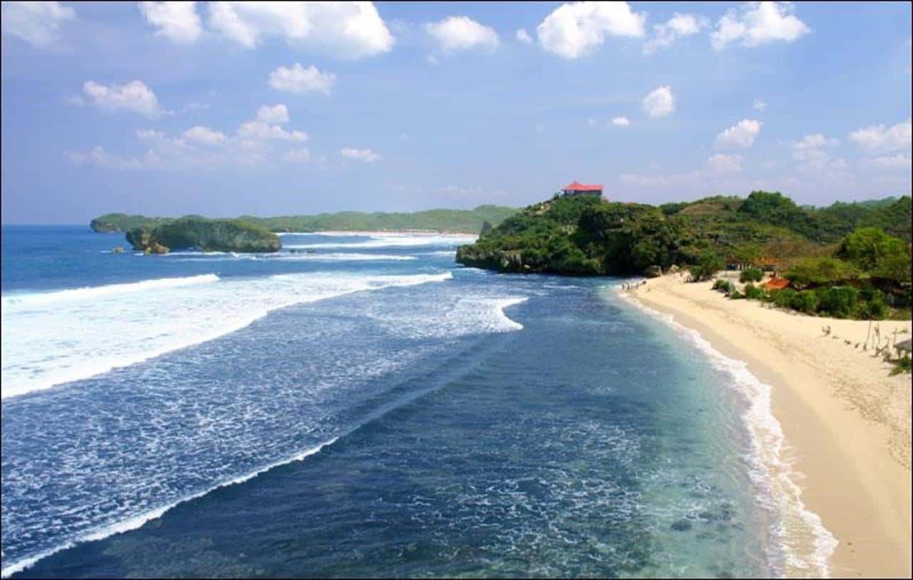 Pantai Sundak, 1. Pantai Indrayanti, 2. Pantai Drini, 3. Pantai Slili, 4. Pantai Parangtritis, 5. Pantai Greweng, 6. Pantai Sundak, 7. Pantai Krakal, 8. Pantai Siung, 9. Pantai Timang, 10. Pantai Glagah