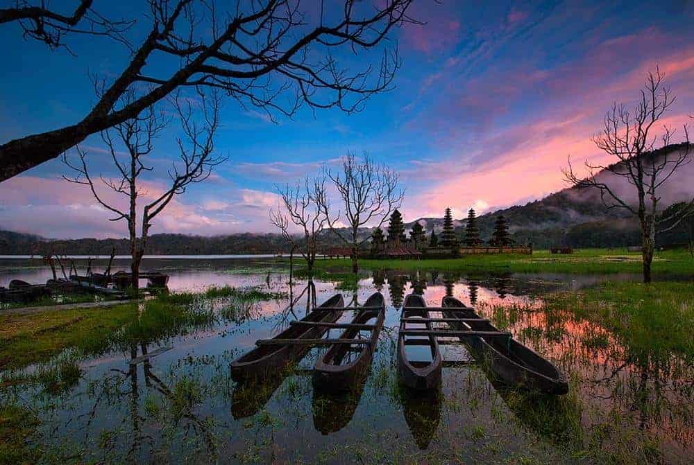 Danau Tamblingan, 1. Danau Beratan, 2. Danau Tamblingan, 3. Kebun Raya Bedugul, 4. Danau Buyan, 5. Pura Ulun Danu Beratan, 6. Kebun Strawberry Bedugul, 7. Taman Wisata Bali TreeTop, 8. Jatiluwih, 9. Pasar Candi Kuning