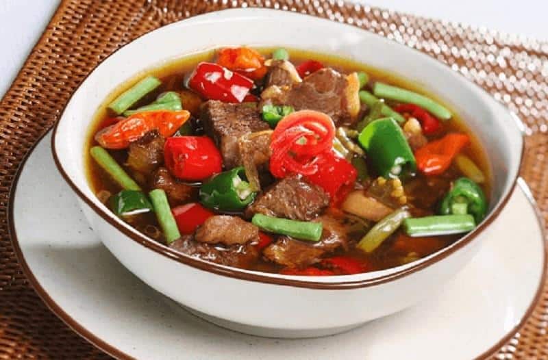 Asem-Asem Sapi, 1. Lontong Tuyuhan, 2. Sate Srepeh, 3. Kelo Mrico, 4. Urap Latoh, 5. Asem-Asem Sapi, 6. Soto Rembang, 7. Telur Rajungan, 8. Sayur Mangut, 9. Jadah, 10. Dumbeg