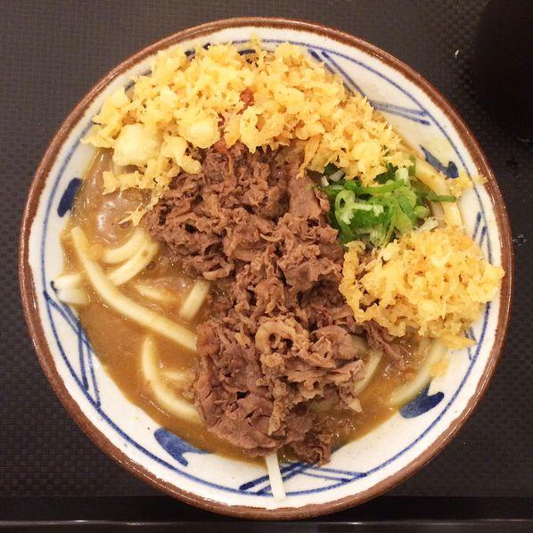 beef curry udon, 1. Niku Udon, 2. Hokkaido Miso Udon, 3. Jigoku Kara Udon, 4. Beef Abura Udon, 5. Zaru Udon, 6. Chicken Katsu Curry Udon, 7. Beef Curry Udon, 8. Kitsune Udon, 9. Spicy Tori Baitan Udon, 10. Tendon Rice, 11. Sukiyaki Beef Rice, 12. Beef Carbonara Udon, 13. Bento Box, 14. Marugame Ice Cream, 15. Aneka Tempura