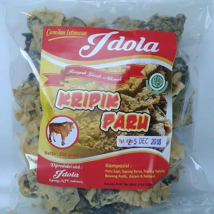 Keripik Paru, 1. Daging Se’i, 2. Abon Sapi, 3. Sambal Lu’at, 4. Jagung Titi, 5. Dendeng Sapi, 6. Keripik Paru, 7. Kopi Flores, 8. Manisan Buah Asam, 9. Tas Tenun, 10. Kain Tenun