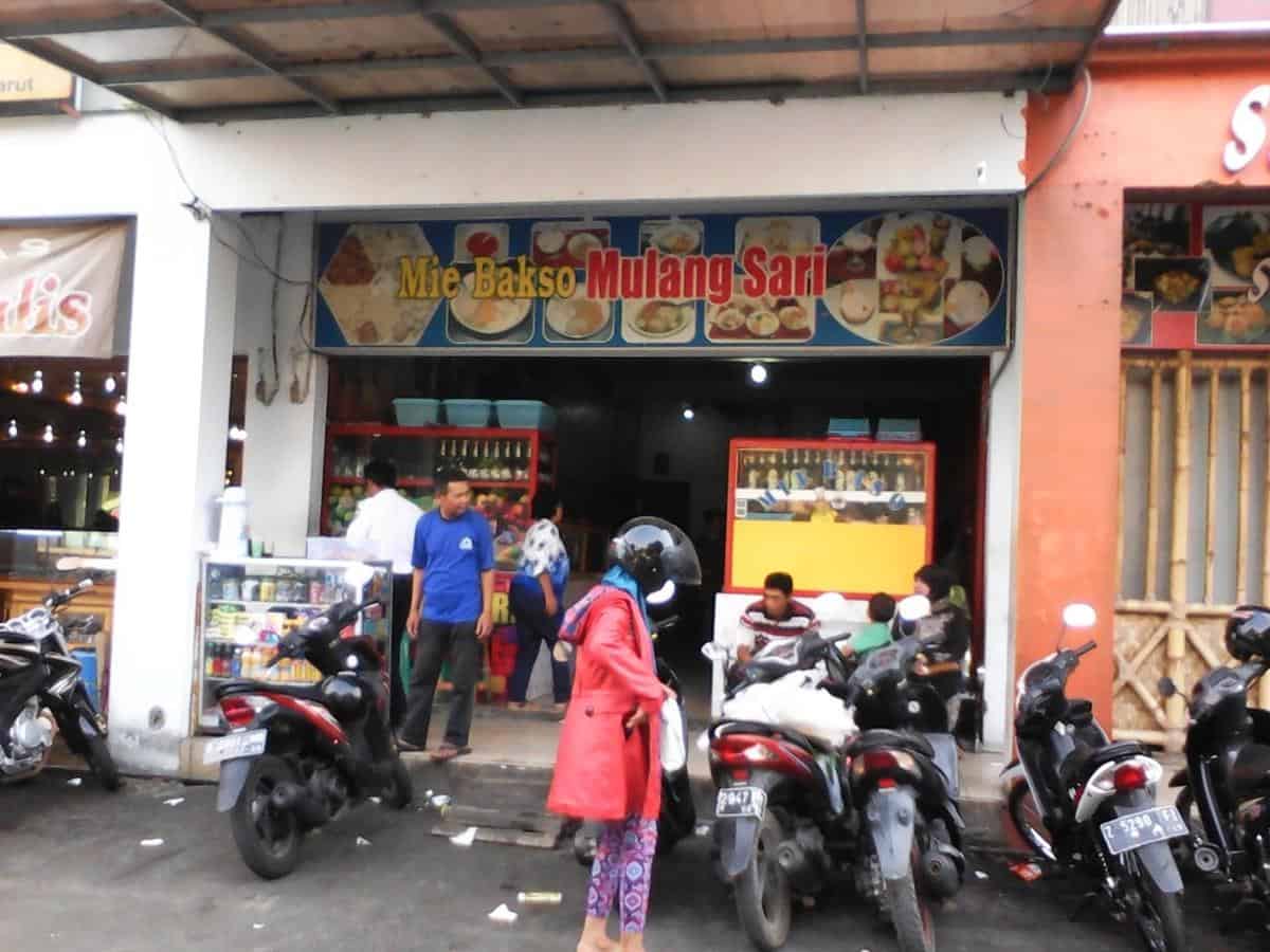 Bakso Mulangsari, 1. Bakso Dodol (Dodol.Is.M), 2. Bakso Mulangsari, 3. Bakso Gotan, 4. Mi Bakso M. Imu, 5. Bakso Ceu Ikah, 6. Bakso Aci Ceu Imas, 7. Mi Bakso Ronyok, 8. Mi Bakso Hampor Haji Mamad, 9. Mi Bakso Parahyangan, 10. Bakso Iga Buntel Babeh