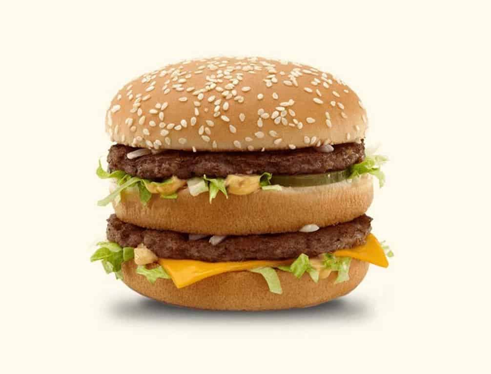Big Mac, 1. Mini Cuts Spicy Chicken, 2. McNuggets , 3. Chicken Snack Wrap, 4. Apple Pie, 5. Kentang Goreng, 6. Happy Meal, 7. Big Mac, 8. Cheese Burger, 9. Ayam Krispy, 10. Ayam Spicy, 11. McFlurry Oreo, 12. Hazelnut Frappe, 1. Cheese Steak Burger, 2. Pomegranate Fizz, 3. McFlurry Cadbury, 4. Ayam Gulai McD, 5. Beef Prosperity Burger, 6. Burger Rendang Spesial, 7. Gulai Gurih McShaker Fries