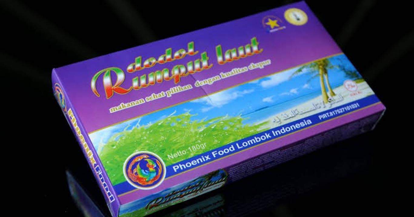 Dodol Rumput Laut, 1. Dodol Rumput Laut, 2. Terasi Lombok, 3. Stik Kangkung, 4. Kopi Prabe Lombok, 5. Kripik Rumput Laut, 6. Madu Sumbawa, 7. Sambal Encim, 8. Kerupuk Ceker Ayam, 9. Manisan Rumput Laut, 10. Kacang Mete Lombok