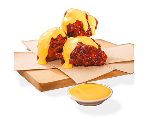 Fire Chicken Bite, 1. Fire Chicken, 2. Fire Chicken Wings, 3. Richicken, 4. Fire Flying Chicken, 5. Rich Burger, 6. Fire Chicken Bite, 7. Choco Praline Frappe, 8. Pink Lava, 9. Cheese Crackling, 10. Snow White Gravy