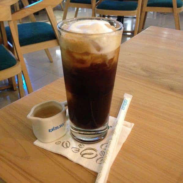 Iced Espresso Shake, 1. French Press Kalosi Toraja Coffee, 2. Iced Coffee, 3. House Blend, 4. Iced Espresso Shake, 5. Avocado Coffee, 6. Ultimate Frappio Choco Chip, 7. Syphon Brew Luwak Coffee, 8. Dates Frappio, 9. Jamaican Blue Mountain Syphon Coffee, 10. Hot Cappucino