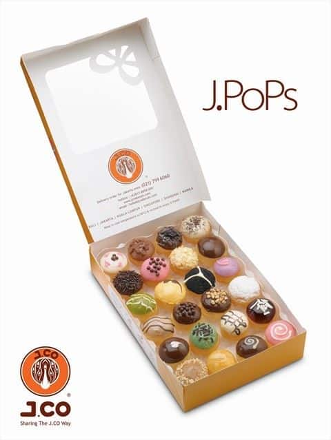 J.Pops, 1. Avocado Dicaprio, 2. Oreology, 3. Copa Banana, 4. Alcapone, 5. Tira Miss U, 6. Crunchy Crunchy, 7. Caviar Chocolate / Strawberry, 8. Why Nut?, 9. Cheese Cakelicious, 10. J-Club, 11. J.Pops, 12. J.Cool, 13. Avocado Frappe, 14. V60 Drip, 15. Choco Forest Frappe