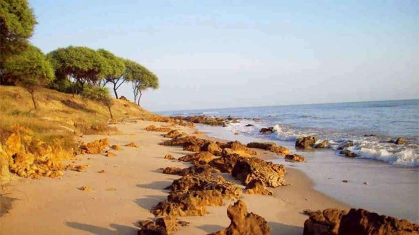 Pantai Sowan, 1. Pantai Boom, 2. Pantai Remen, 3. Pantai Kelapa Panyuran, 4. Pantai Sowan, 5. Pantai Cemara, 6. Pantai Surindah, 7. Pantai Rahasia, 8. Pantai Awar-Awar, 9. Pantai Perbatasan