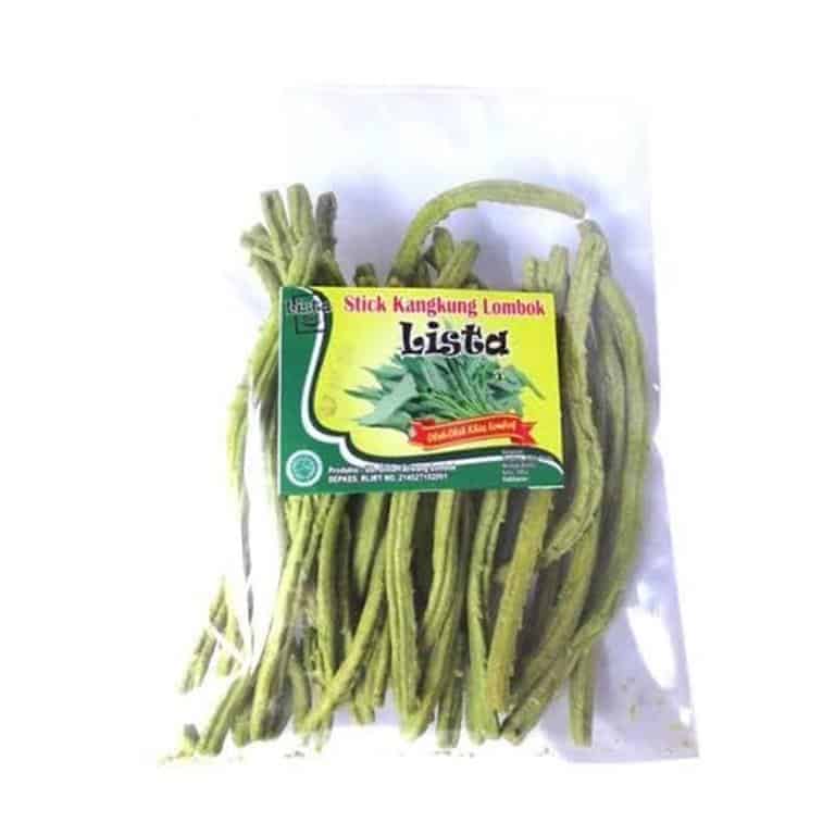 Stik Kangkung, 1. Dodol Rumput Laut, 2. Terasi Lombok, 3. Stik Kangkung, 4. Kopi Prabe Lombok, 5. Kripik Rumput Laut, 6. Madu Sumbawa, 7. Sambal Encim, 8. Kerupuk Ceker Ayam, 9. Manisan Rumput Laut, 10. Kacang Mete Lombok
