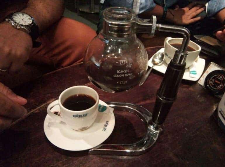 Syphon Brew Luwak Coffee, 1. French Press Kalosi Toraja Coffee, 2. Iced Coffee, 3. House Blend, 4. Iced Espresso Shake, 5. Avocado Coffee, 6. Ultimate Frappio Choco Chip, 7. Syphon Brew Luwak Coffee, 8. Dates Frappio, 9. Jamaican Blue Mountain Syphon Coffee, 10. Hot Cappucino