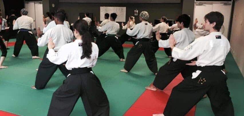 Taido, 2. Aikido, 3. Ninjutsu, 4. Kendo, 5. Kyudo, 6. Shorinji Kempo, 7. Yabusame, 8. Taido, 9. Iaido