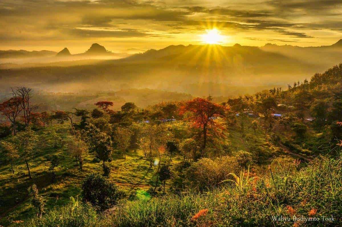 Negeri di Atas Angin, 1. Agrowisata Belimbing, 2. Kayangan Api, 3. Air Terjun Maor, 4. Bukit Tono, 5. Watu Gandul, 6. Waduk Pacal, 7. GoFun Theme Park, 8. Negeri di Atas Angin, 9. Air Terjun Kedung Gupit, 10. Wana Tirta Dander