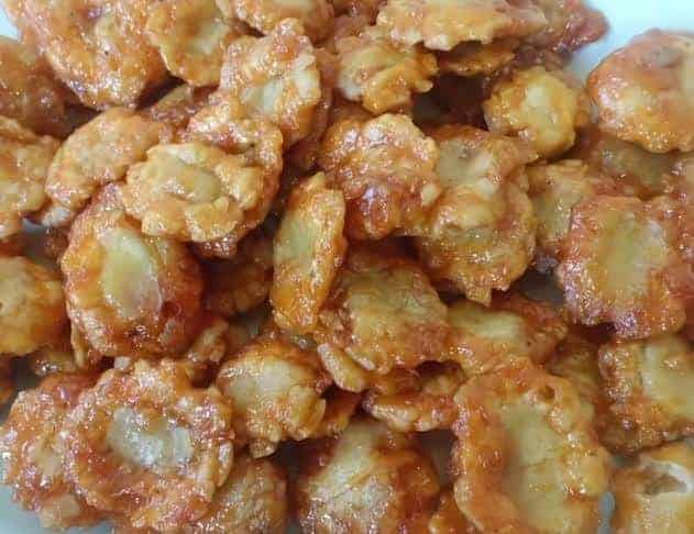 Emping mendem, 1. Lanting, 2. Sagon, 3. Sale Pisang, 4. Golak, 5. Jipang Kacang, 6. Yutuk Goreng, 8. Jenitri