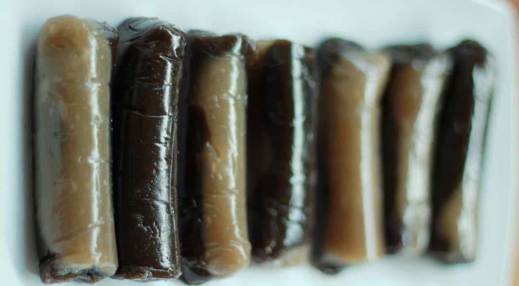 Jenang Syabun, 1. Enting-Enting kacang, 2. Jenang Syabun, 3. Ledre Pisang, 4. Kerupuk Rambak, 5. Kue Sagon, 6. Kopi Ijo, 7. Brondong Ketan, 8. Kerupuk Kletek, 9. Gethuk Pisang, 10. Manco