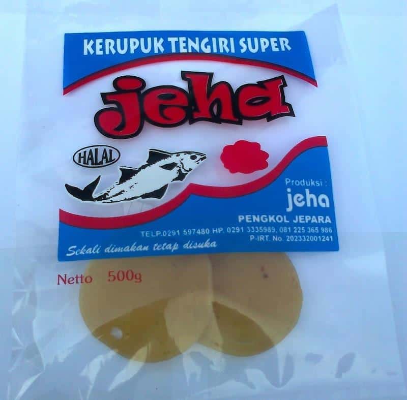 Kerupuk Tengiri, 1. Kacang Oven Jepara, 2. Carang Madu, 3. Durian Petruk, 4. Kerupuk Tengiri, 5. Jeruk Jepara, 6. Kerupuk Bawang, 7. Sambal Samtis, 8. Tempong atau Blenyik, 9. Kerajinan Monel Kalinyamatan, 10. Kaos Qimo